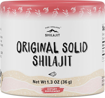 Original Solid, Organic Source of Fulvic Acid & Trace Minerals, Widely Used in Ayurveda (36g, Pack of 1