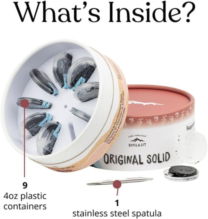 Original Solid, Organic Source of Fulvic Acid & Trace Minerals, Widely Used in Ayurveda (36g, Pack of 1